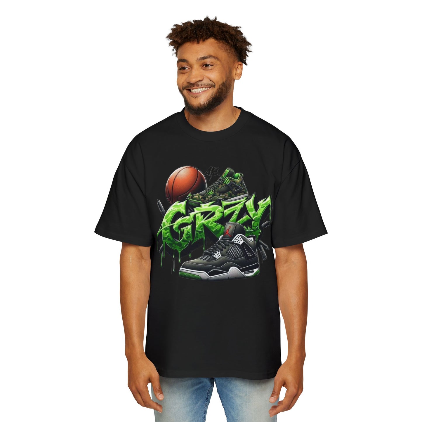Oversized “Basketball Crazy T-Shirt