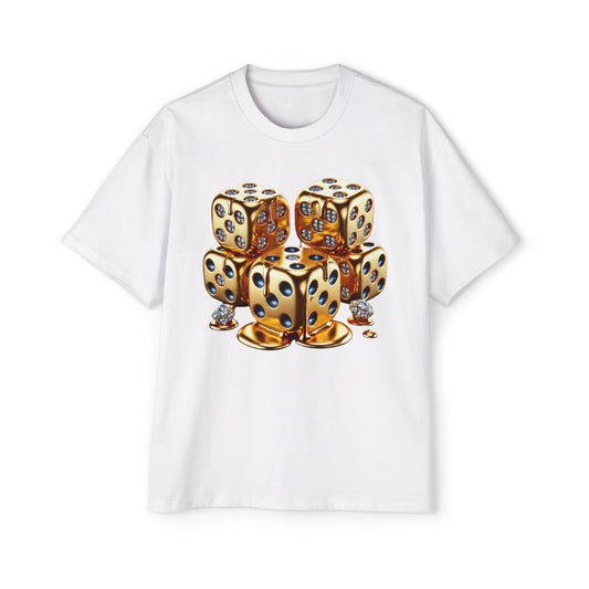 Oversized&nbsp; Melting Gold Dice