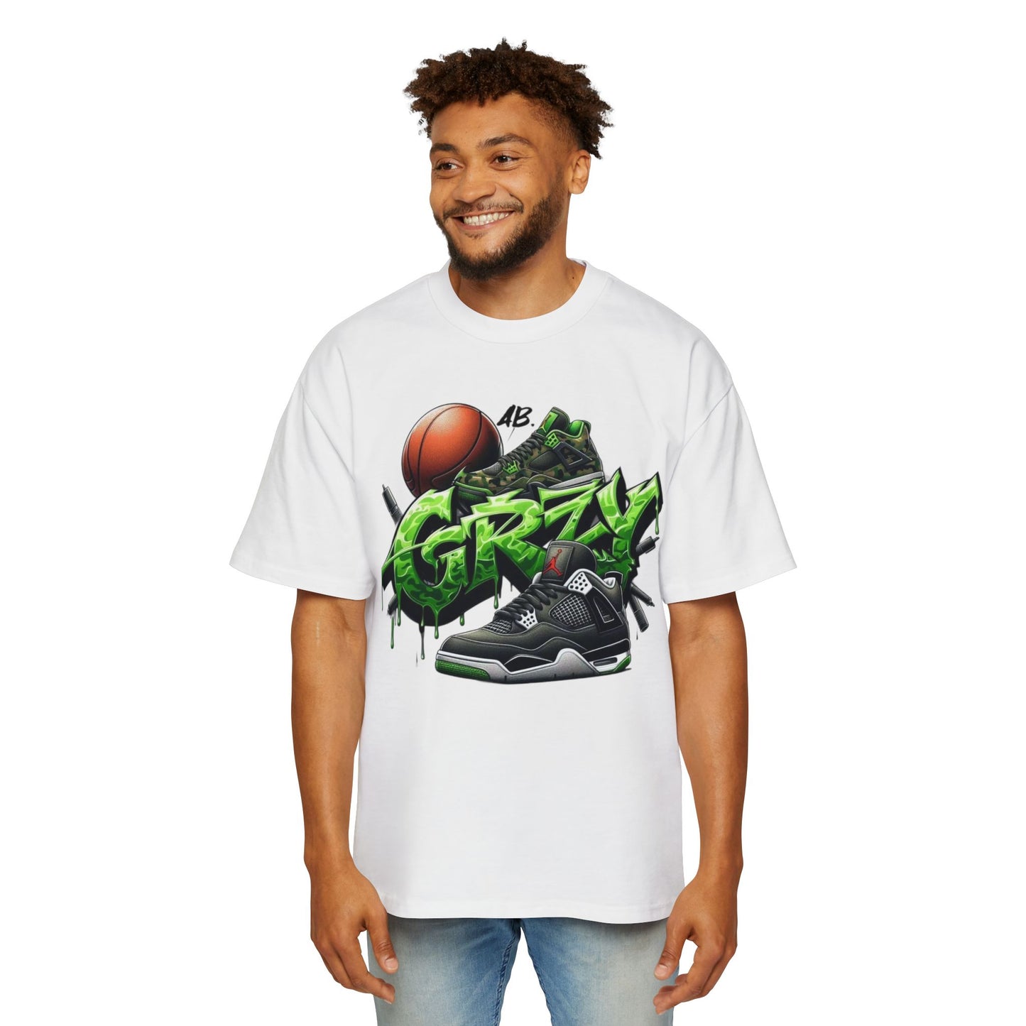Oversized “Basketball Crazy T-Shirt